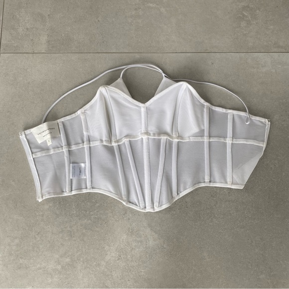 VIKTORIA & WOODS SIGMA MESH BUSTIER TOP - Picture 7 of 10